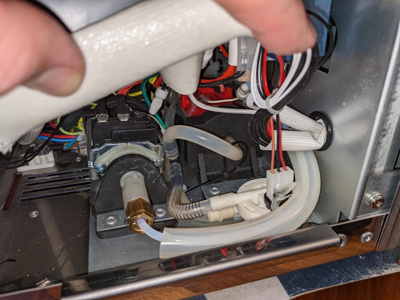 assembled low pressure piping